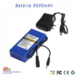 Bateria recargable litio 12V/ 9A / 108wh