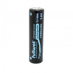 Batería Li-Ion 18650 de 3,7V 3400mAh Fullwat