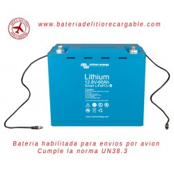 Batería LiFePO4 12,8V/60Ah - Smart