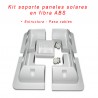 Kit soporte + pasacables ABS