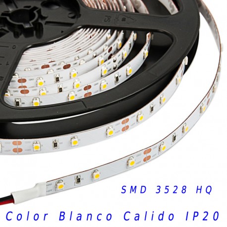 Tira Led HQ SMD 3528 monocolor 12v 60 led/m IP20