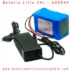 Bateria Li-ion 24v - 6000mAh