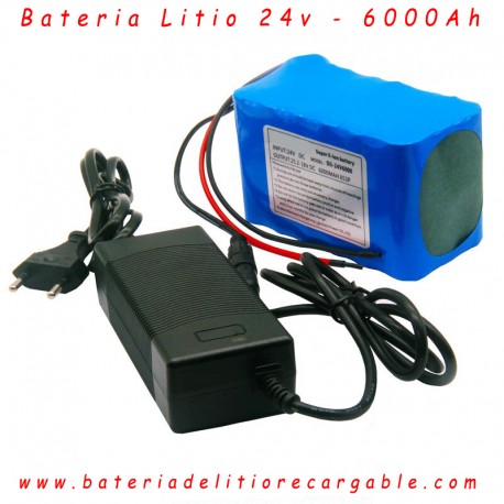 Cargador Batería Litio 24V 2AH Li-Ion