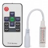 Mini controlador tira led 12v 24v con mando a distancia