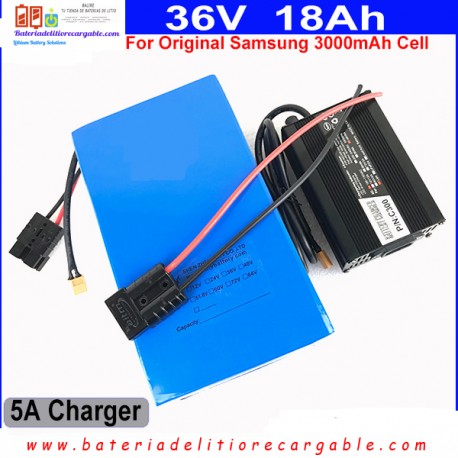 Batería Li-Ion 36v 18ah recargable