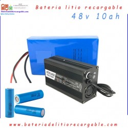 Bateria litio recargable 48v 10ah Samsung
