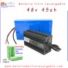 Bateria litio recargable 48v 45ah Samsung
