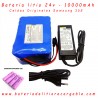 Bateria Li-ion recargable 24v - 10000mAh