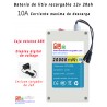 Kit Led estanco con Bateria de Litio para terrazas