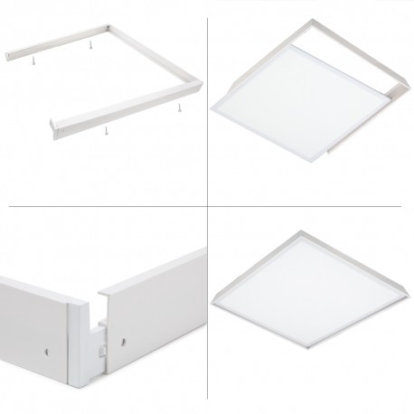 Marco superficie panel Led 30x30