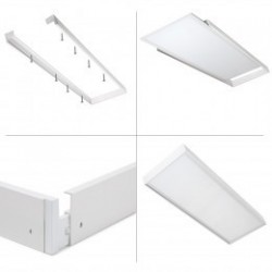 Marco superficie panel Led 120x30