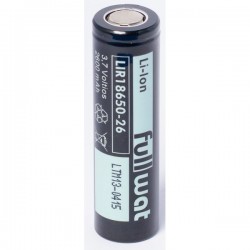 Batería Li-Ion 18650 de 3,7V 2600mAh Fullwat