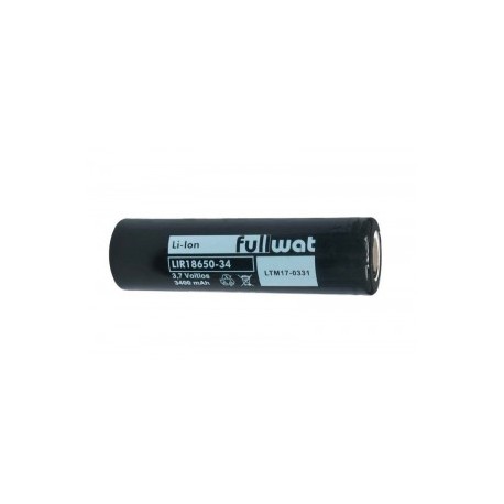 Batería Li-Ion 18650 de 3,7V 3400mAh Fullwat