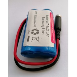 Pack bateria Litio 7,4v 2600mAh