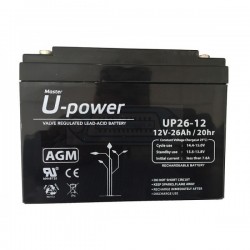 Bateria AGM UPower 12v 26ah