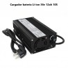 Cargador Aluminio 36v 12ah bateria Litio de alta capacidad