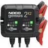 Cargador mantenedor inteligente Noco Genius 2X2 con diseño eficiente