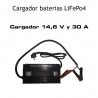 Cargador baterias LiFePO4 14,6v 30ah alto amperaje de carga