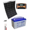 Kit Solar Panel Flexible 12v 500whdia