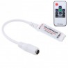 Mini controlador tira de led RGB 12v control remoto