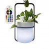 Lámpara colgante Exterior LED Macetero 24cm RGBW