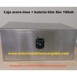 Caja bateria litio 36v...