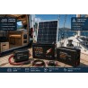 Kit Solar Nautica Camper Litio 200W 100Ah con Booster y Inversor 800VA