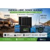 Kit Solar Camper LiFePO4 150Ah + Panel 400W + Booster 30A | BaLiRe