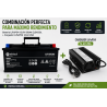 Batería LiFePO4 12.8V 150Ah ELEKSOL + Cargador LiFePO4 14.6V 20A