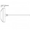 Luz Led subacuatica X-Series X4 Azul