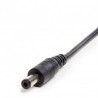 Alargo 2 mts macho - hembra con jack 2.1x5.5 mm