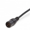 Alargo 2 mts macho - hembra con jack 2.1x5.5 mm