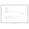 Conector DC Hembra a Tira 8mm 3528