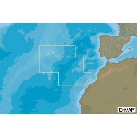 Cartografia C-MAP MAX-N+ LOCAL Madeira Azores and Canary Islands