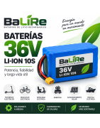 Baterías 36V de Litio Recargables – Packs Li-Ion 10S