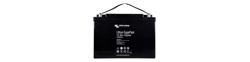Alta seguridad en las baterias 12v SuperPack LiFePo4 Victron
