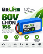 Baterías 60V de Litio Recargables – Packs Li-Ion 16S