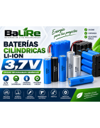 Baterias cilindricas Li-ion 3.7V genericas