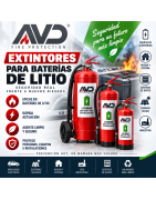 Extintores AVD para baterias de litio