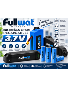 Baterias Li-ion recargables Fullwat 3.7v